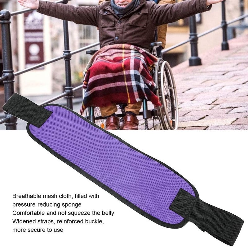 woobles Wheelchair Belt, Breathable Safety Fixed Belt Constrained Bands with Adjustable Straps Patients Cares Safety Harness Chair Waist Lap Strap for Elderly(1#) - Image 4